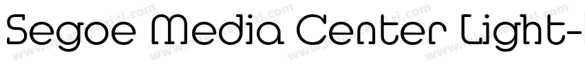 Segoe Media Center Light字体转换
